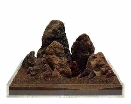 Камень UDECO "Лава коричневая" (натуральный) на фото